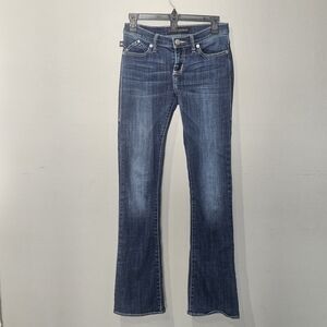 Rock & Republic Women Bootcut Jeans 27x30 Medium Wash Low Rise Stretch Denim